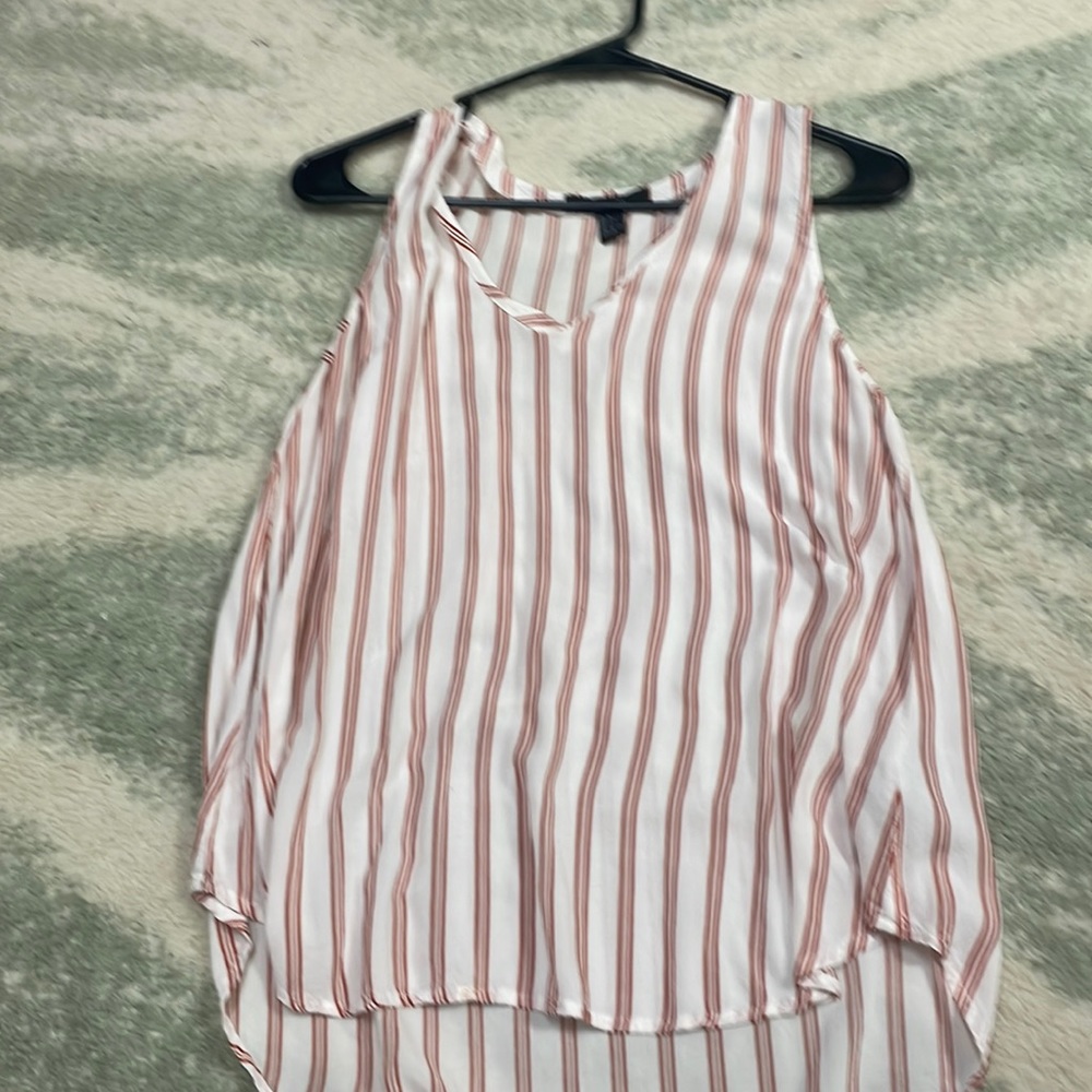 Striped Blouse Tank